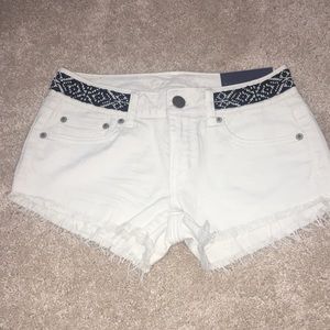 Off White Festival Shortie Jean Shorts